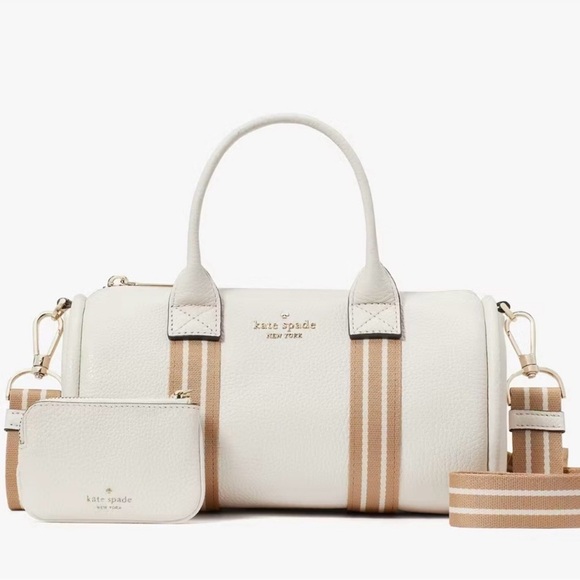 Kate Spade White and Tan Women's Bag Set